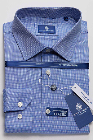 Рубашка CLASSIC синий J0153